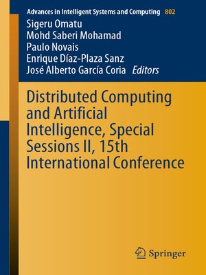 cover image of Distributed Computing and Artificial Intelligence, Special Sessions II, 15th International Conference